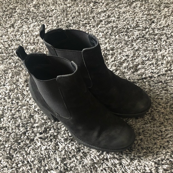 Hibou Black Suede Ankle Boots - Picture 7 of 8